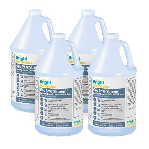 4 Gallons of Bright Solutions® One Pass Concentrated Floor Stripper Thumbnail