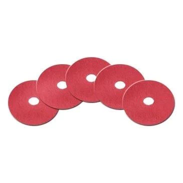 14 inch Auto Scrubber Red Floor Pads - 5 per Box