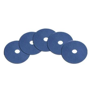 17" CleanFreak® Blue Round Medium Duty Floor Scrubbing Pads | Box of 5