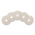 17" White Floor Buffing & Polishing Pads - Box of 5 Thumbnail