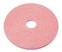 20 inch Round Pink Pad for Aggressive Burnishing Applications