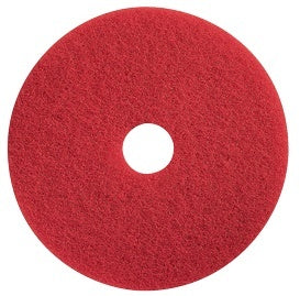 16 inch Red Floor Pads W/ Removable Center Hole