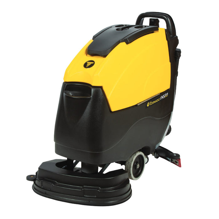 Tornado® 'Floorkeeper 24’ Walk Behind 24” Automatic Floor Scrubber w/ 2 Pad Drivers & Traction Drive - 11 Gallons Thumbnail