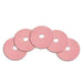 20 inch Pink Hard Coat Floor Polishing Pads | Box of 5
