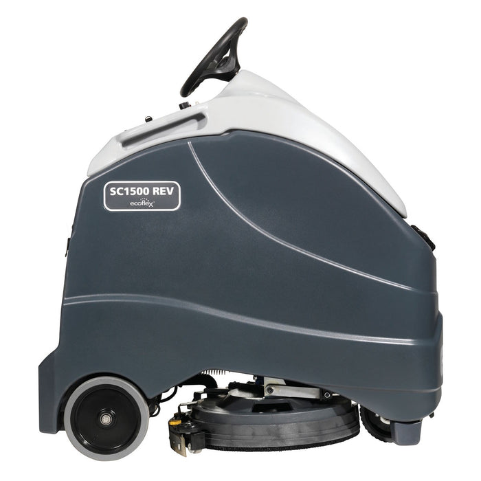 Side View of the Advance® SC1500 Stand Up Rider Floor Scrubber