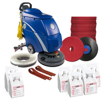 Trusted Clean 'Dura 18' Cord Electric Automatic Floor Scrubber Package