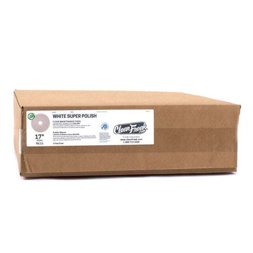 Box of 5 White Floor Polishing Pads Thumbnail
