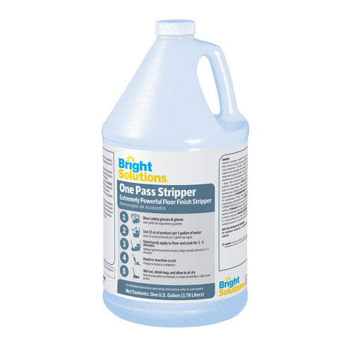 1 Gallon Bottle of Bright Solutions® One Pass Concentrated Floor Stripper Thumbnail