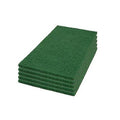 14" x 20" CleanFreak® Green Rectangular Orbital Heavy Duty Floor Scrubbing Pads | Box of 5