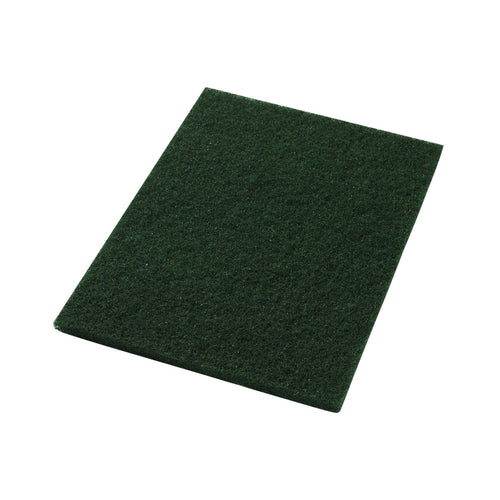 14" x 20" Green Heavy Duty Floor Scrubbing Pad Thumbnail