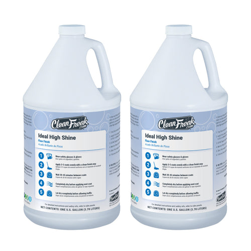 CleanFreak® 'Ideal High Shine' Extremely Durable Finish for Vinyl & Terrazzo Floors - 25% Solids | 2 Gallons Thumbnail
