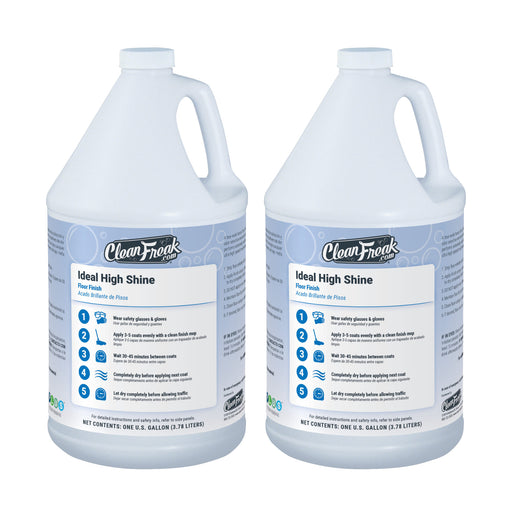 CleanFreak® 'Ideal High Shine' Extremely Durable Finish for Vinyl & Terrazzo Floors - 25% Solids | 2 Gallons Thumbnail