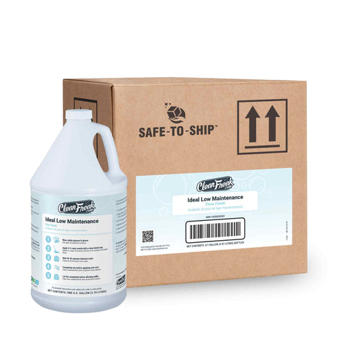 CleanFreak® 'Ideal Low Maintenance' High Shine Floor Finish Wax - Safe to Ship Box Thumbnail