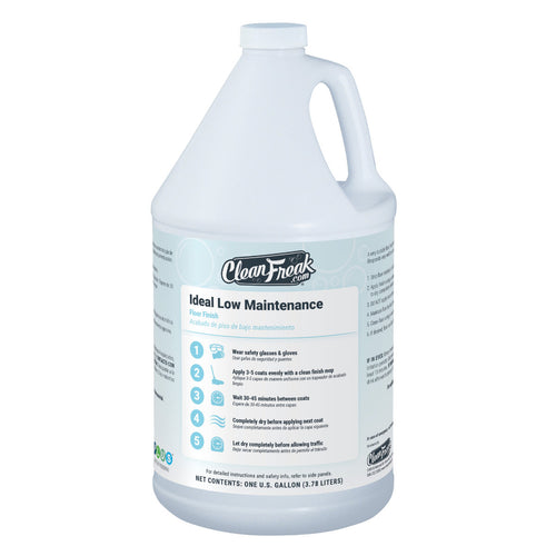 CleanFreak® 'Ideal Low Maintenance' High Shine Floor Finish Wax - 16% Solids | 1 Gallon Bottle Thumbnail