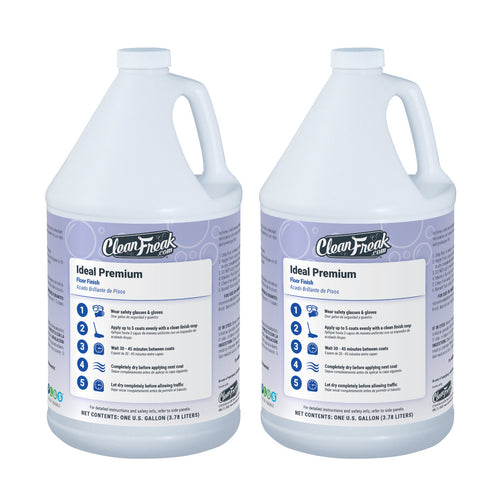 CleanFreak® 'Ideal Premium' Wet Look Glossy Floor Finish - 22% Solids | 2 Gallons Thumbnail