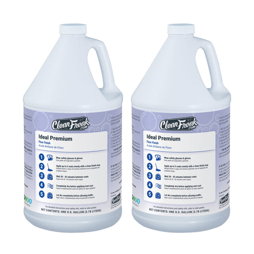 CleanFreak® 'Ideal Premium' Wet Look Glossy Floor Finish - 22% Solids | 2 Gallons Thumbnail