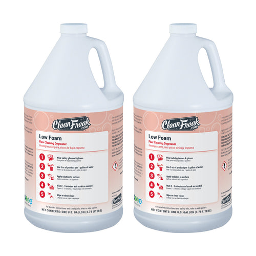 CleanFreak® 'Low Foam' Floor Scrubbing Degreaser for Auto Scrubbers | 2 Gallons Thumbnail
