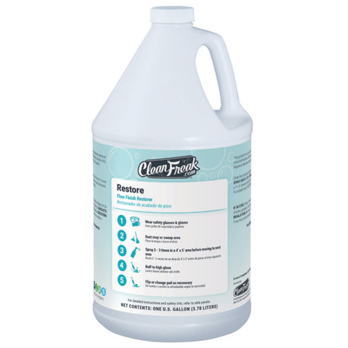 CleanFreak® 'Restore' Floor Finish Wax Polishing Solution 1 Gallons Bottle Thumbnail