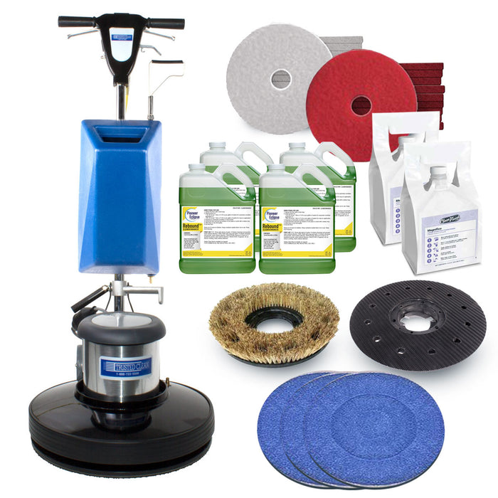 Marble Floor Scrubbing & Polishing Machine - 17 inch - Accessories Included  —
