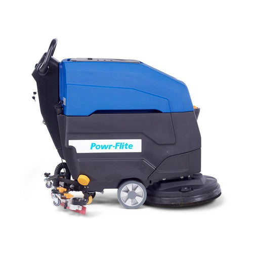 SIde View of a Powr-Flite 20 inch Automatic Floor Scrubber Thumbnail