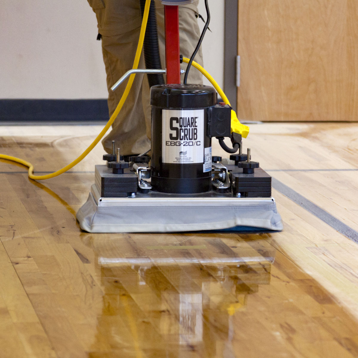 Square Scrub® Pivot EBG-20C Oscillating Orbital Floor Stripping Machin ...