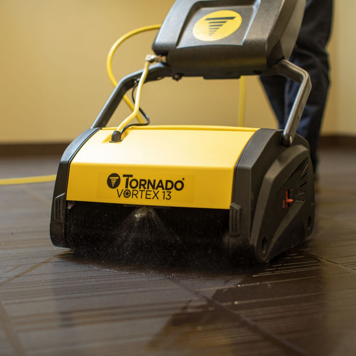 Spray Down Solution to Clean a Floor with the Tornado Vortex 13