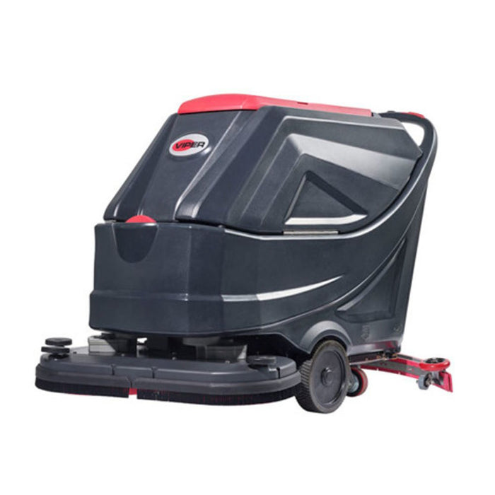 Side View of the Viper 26” Industrial Walk Behind Automatic Floor Scrubber (22 Gallons) - #AS6690T
