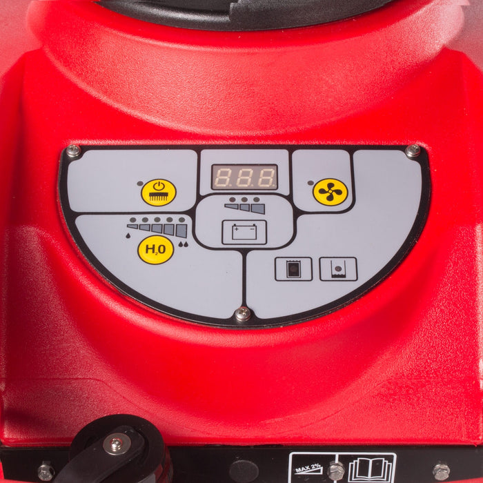 The Advantage Battery Powered 15 Gallon Floor Scrubber  Control Panel