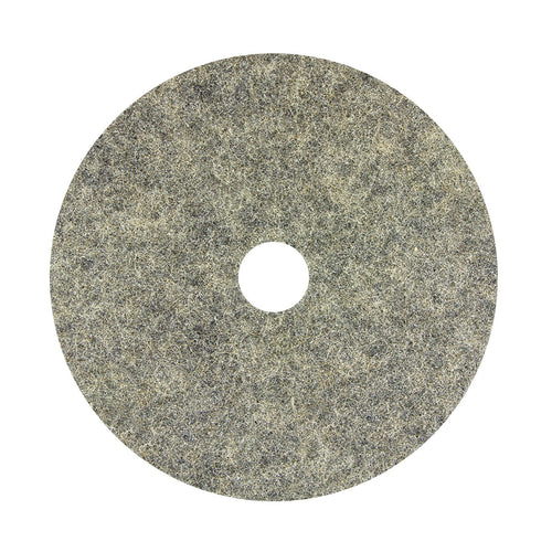20 inch Round Animal Hair Burnishing Pad w/ Removable Center Hole Thumbnail