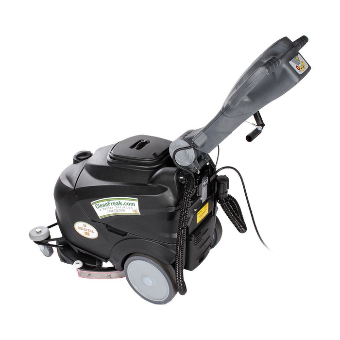 Electric Automatic Floor Scrubber - rear, left side