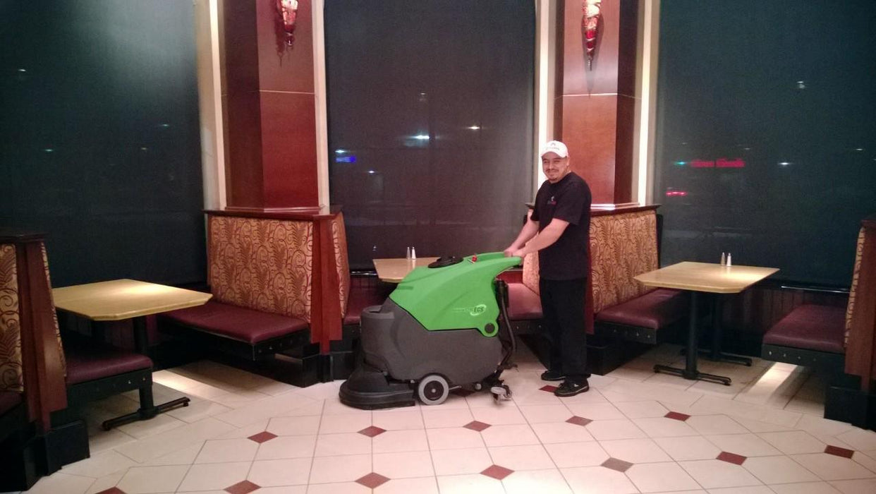 Eco-Friendly Automatic Scrubber by IPC Eagle - in use