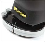 Deck shroud peals back allowing easy access to change brushes. Thumbnail