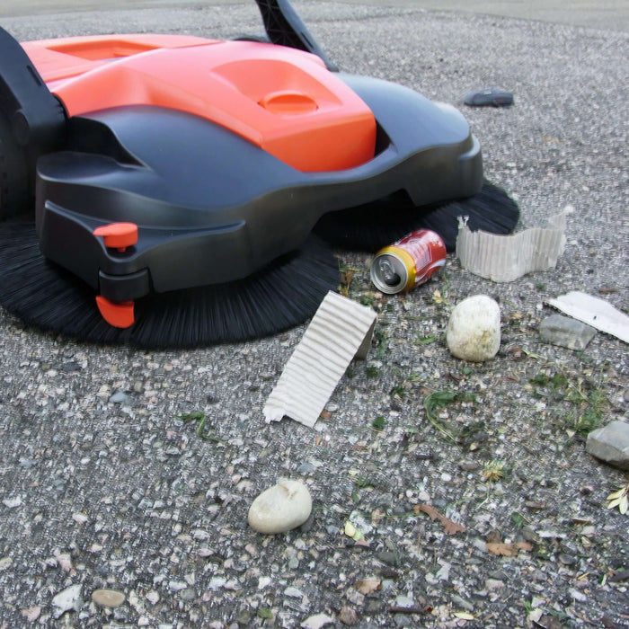 Bissell® 31 inch Battery Powered Push Sweeper Debris Pick Up