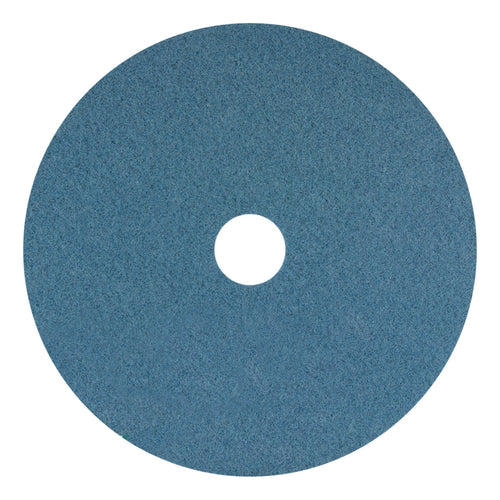 Blue 18 inch Auto Scrubber Pad w/ Removable Center Hole Thumbnail
