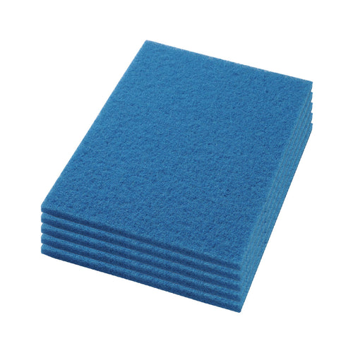 14 x 24 inch Blue Orbital Floor Scrubber Cleaning Pads (#40041424) | Box of 5 Thumbnail