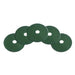 16 inch CleanFreak® Green Heavy Duty Floor Scrubbing Pads for Auto Scrubbers - Case of 5