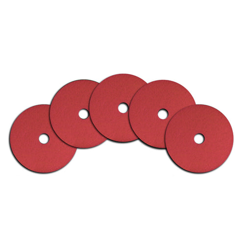 16 inch Red Floor Scrubbing Pads for Automatic Floor Scrubbers | Box of 5 Thumbnail