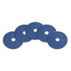 20 inch Blue Medium Duty Floor Scrubbing Pads | Box of 5