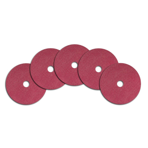 CleanFreak® Pink Flamingo™ Round Automatic Floor Scrubber Floor Cleaning & Prep Pads (14" - 20" Sizes) | Box of 5 Thumbnail