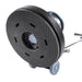 Clarke® Floor Buffer Under Apron View with Pad Holder Attached