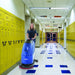 Clarke® 20" Automatic Walk Behind Floor Scrubber in Use