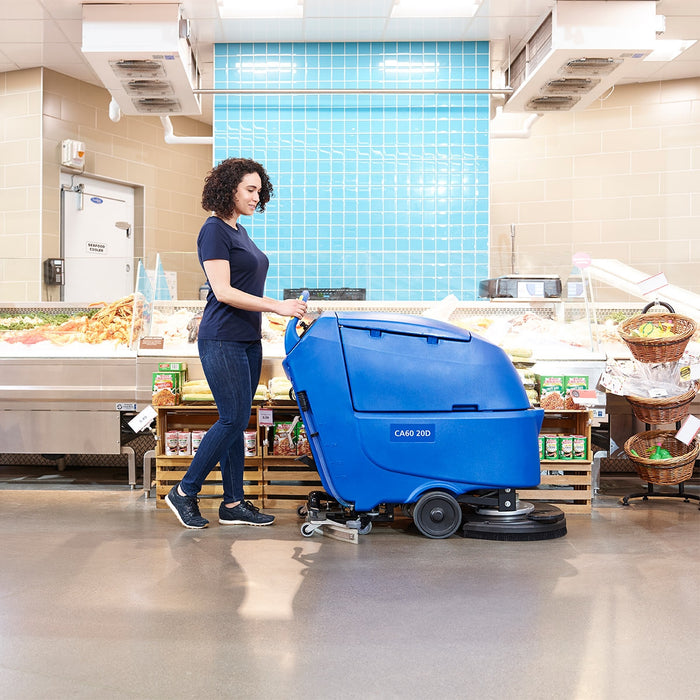 Clarke® CA60 20D Walk Behind Auto Scrubber In Use