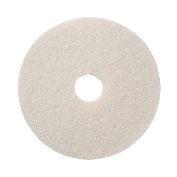 15 inch White Floor Cleaning Pads #401215