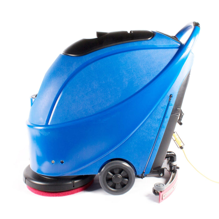 Electric Walk-Behind Auto Floor Scrubber, 17 Cleaning Path, Corded, Global Industrial