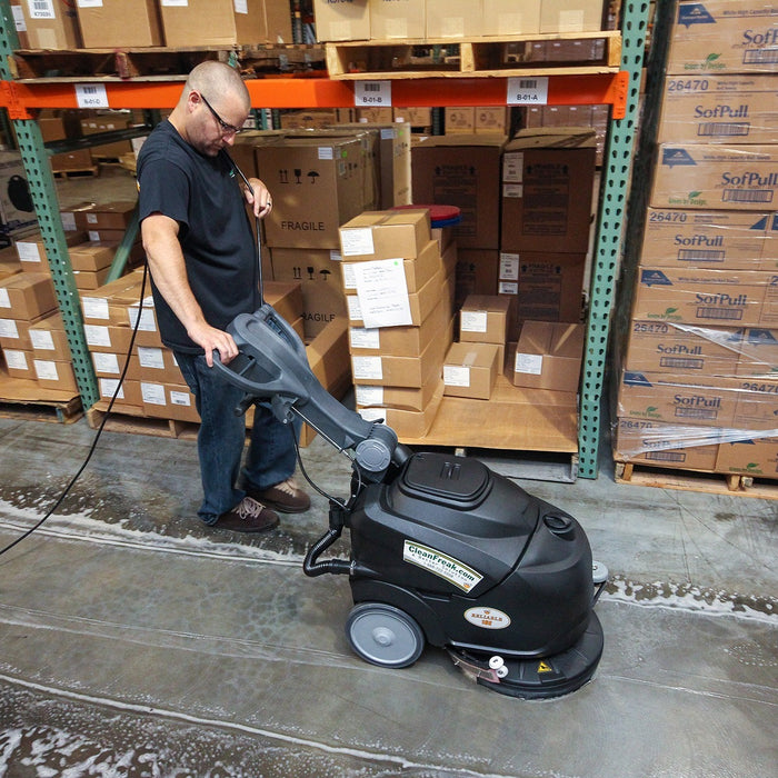 18 inch Electric Auto Scrubber - double scrub, no squeegee