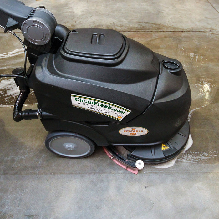 18 inch Electric Auto Scrubber - squeegee down