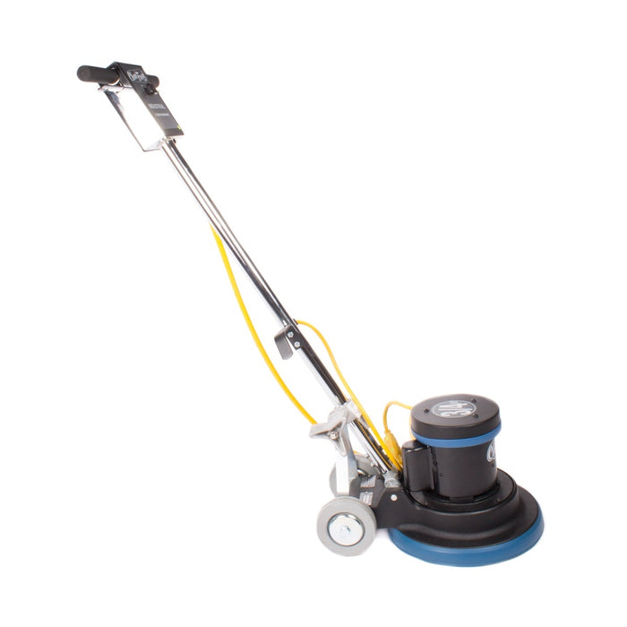13 inch Black Lightweight Carpet Scrubbing Floor Buffer - Side View