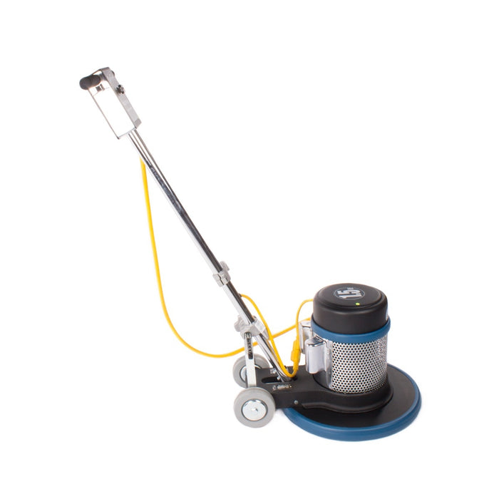 CleanFreak® Black & Blue Floor Buffer Side View