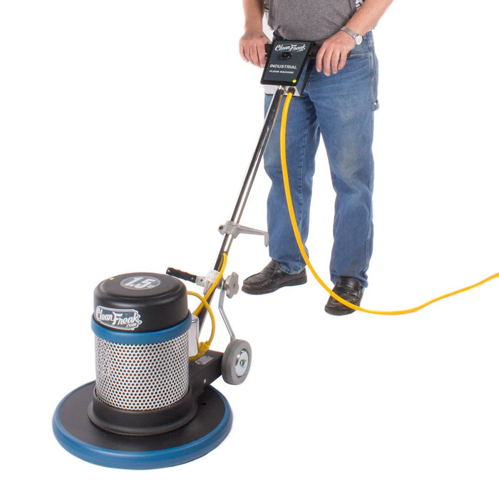 CleanFreak® Heavy Duty 17 inch Floor Buffer in Use
