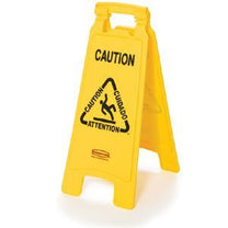 Rubbermaid Multilingual Caution Sign